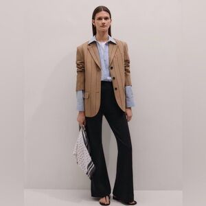 ME+EM Travel Tailoring Kick Flare Trouser Wide Leg Pants